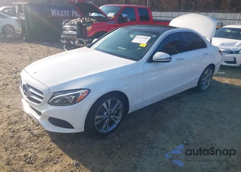 2018 Mercedes-Benz C 300 from USA, damaged, VIN WDDWF4JB0JR347685